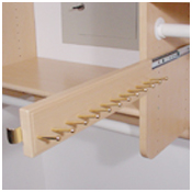 Pull-Out Belt and Tie Racks - Beyond Storage Closets & Pantries