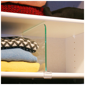Acrylic Shelf Dividers - Beyond Storage Closets & Pantries