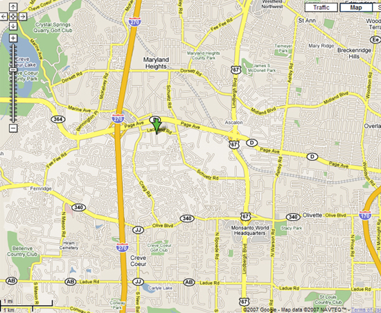 Google Map Image of Beyond Storage Location