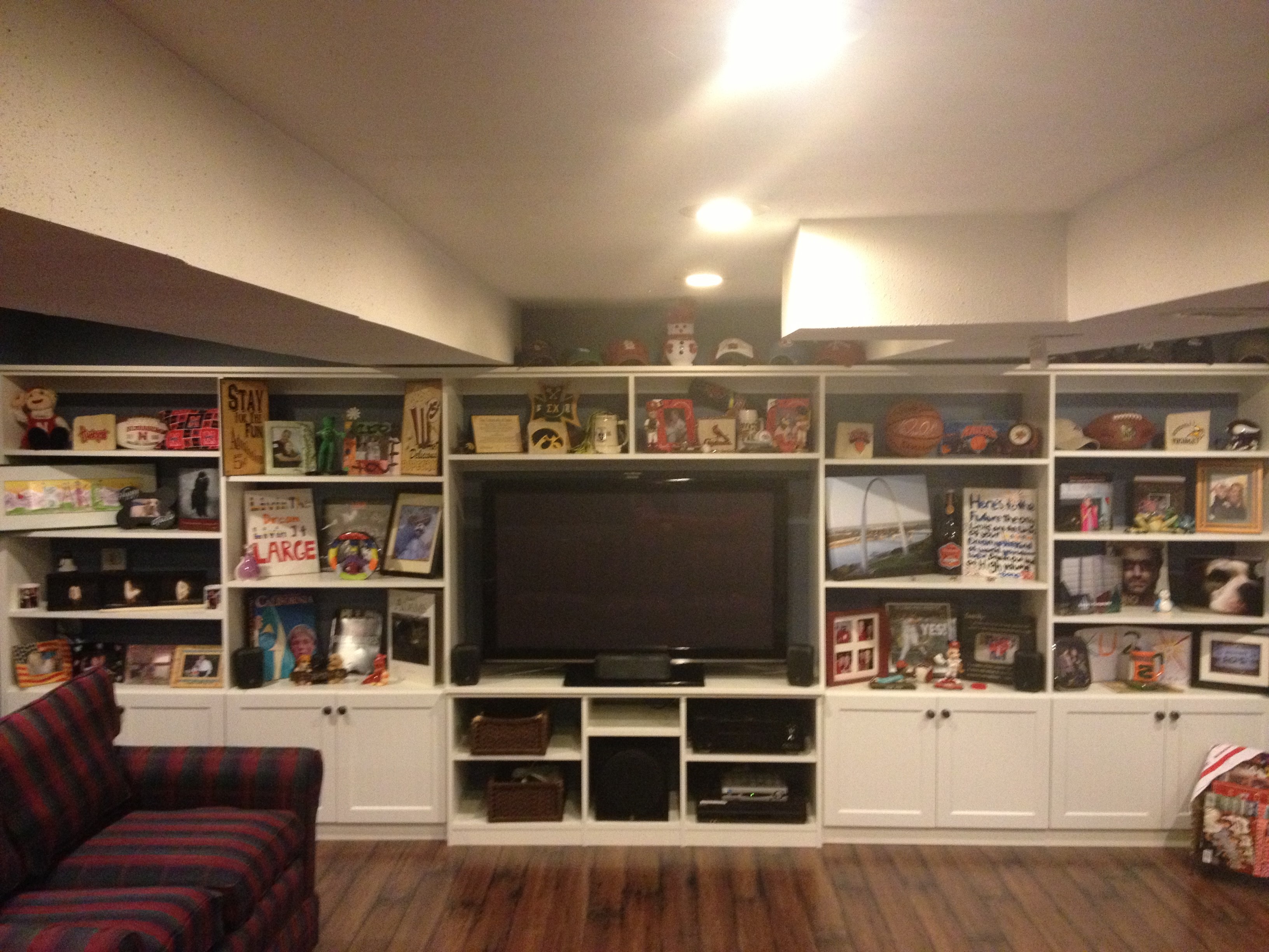 Entertainment Center Installation from Beyond Storage in June 2013