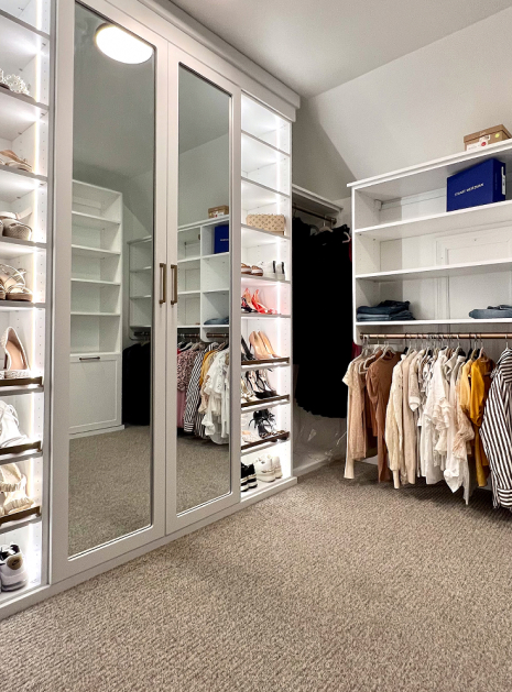 Closet System Floor and Wall Based