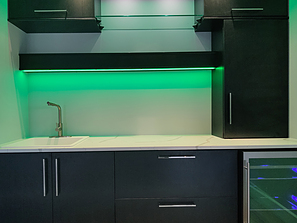 Wet Bar with Multi-Color Lights