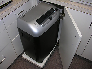 Office Shredder Storage
