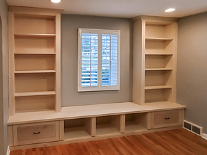 Custom Storage with Bench